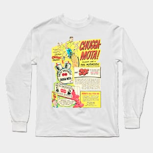 Chugga Mota Graphic Advertising Vintage Retro Long Sleeve T-Shirt